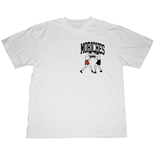 MORICHES SPORTS CLUB White Boxer Tee